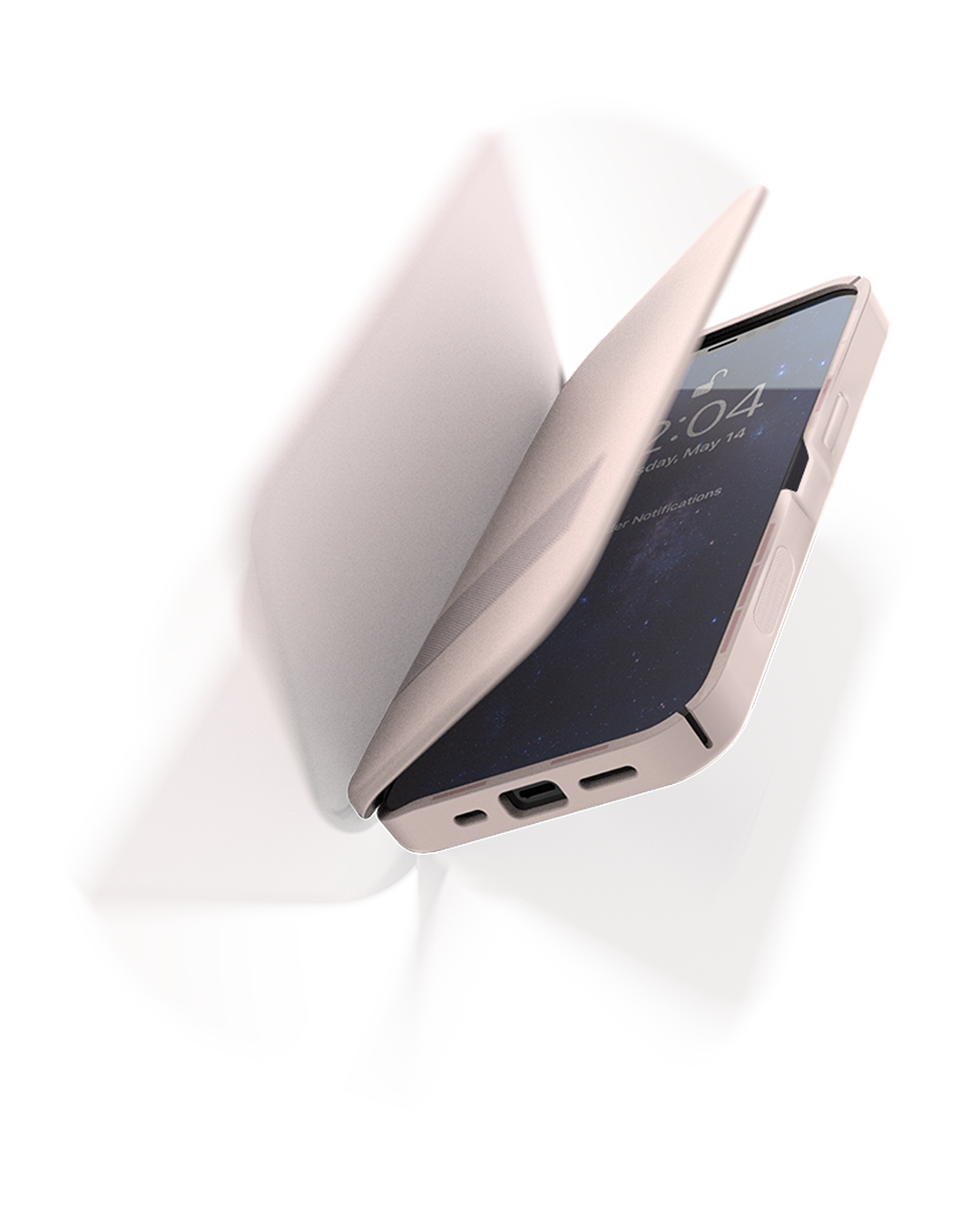 Custodia per iPhone Klak. A chiusura automatica. Con incisione gratuita